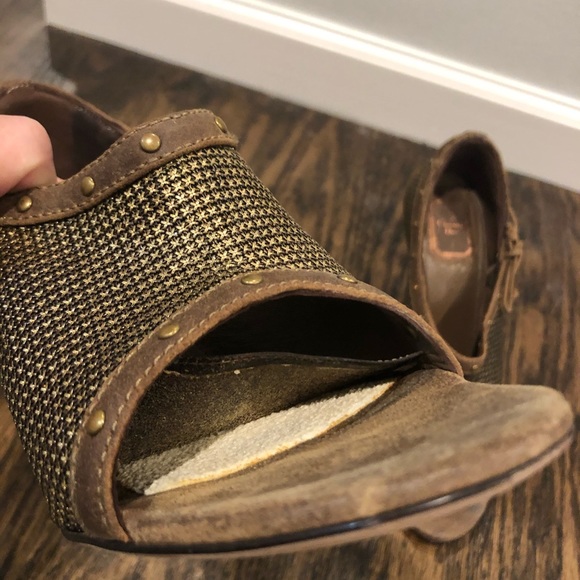 Christian Dior peep toe booties, size 37.5 / 7.5 - Picture 6 of 8